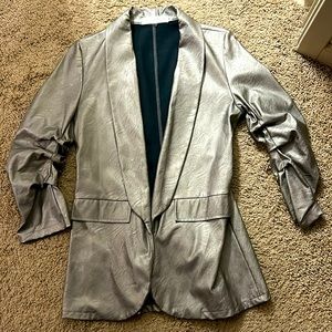 The Porter Collective silver blazer